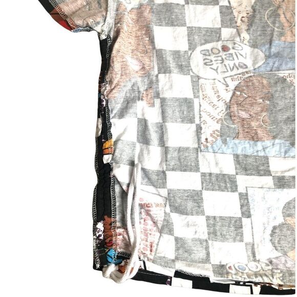 ⭐️ 3 for $30’Melanin Queen On Fire Side Cinch Crop Top - Picture 5 of 5